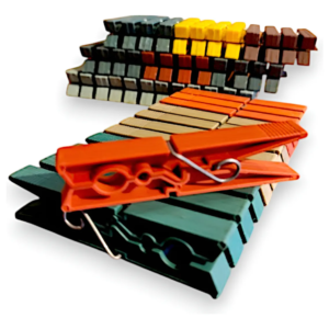 Broches De Ropa Tender X 12 Unidades Color Varios - Reforzados