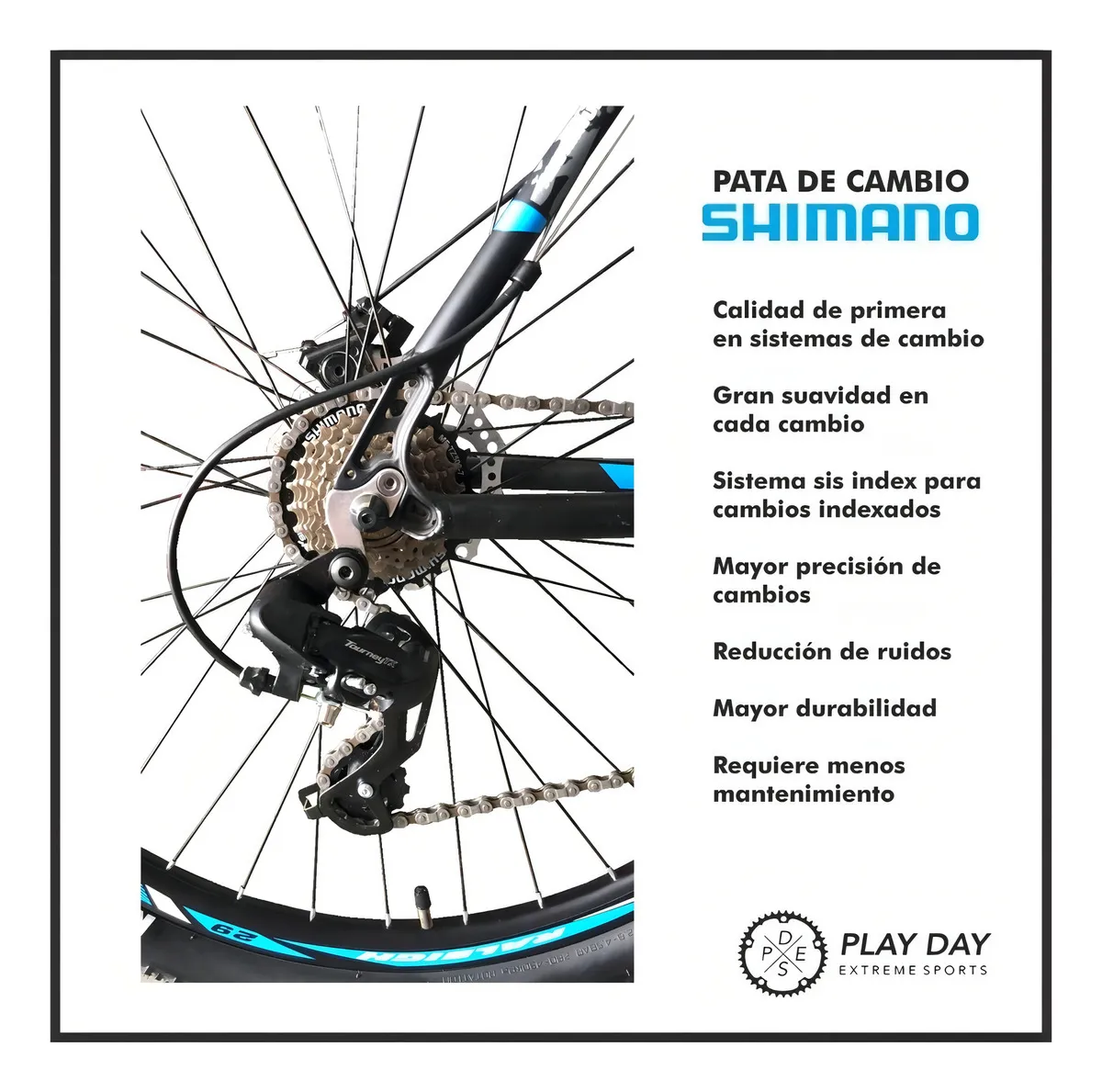 Bicicleta Mountain Bike Raleigh Mojave 2.0 Shimano Rodado 29 Tamaño del cuadro 21 - Imagen 3