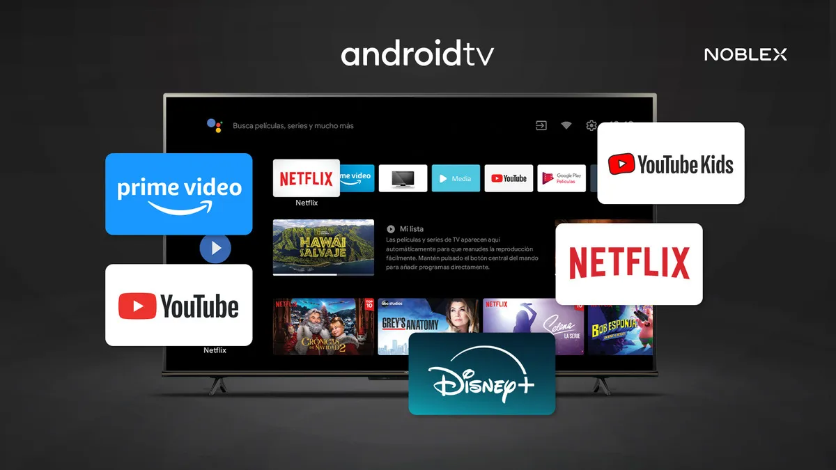 Smart Tv Led 32 91dv32x7080 Android - Noblex - Imagen 6