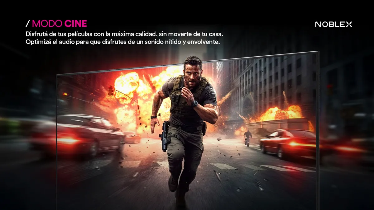 Smart Tv Led 32 91dv32x7080 Android - Noblex - Imagen 4