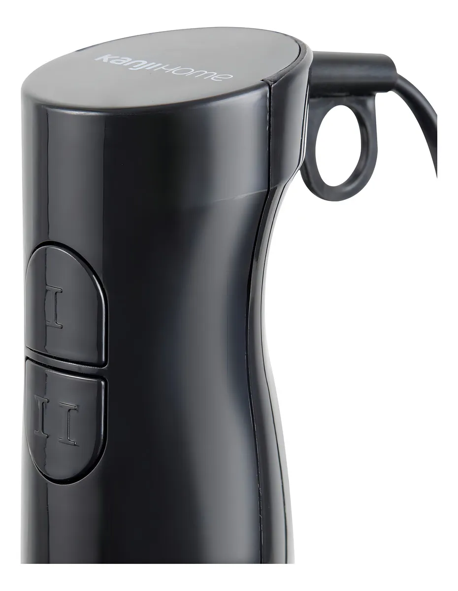 Licuadora Mini Pimer 3 En 1 Kanji Home Mixer De Mano Color Negro - Imagen 2