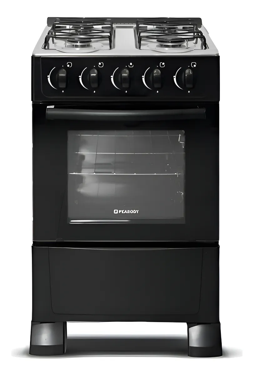 Cocina Peabody 50 Negra Multigas