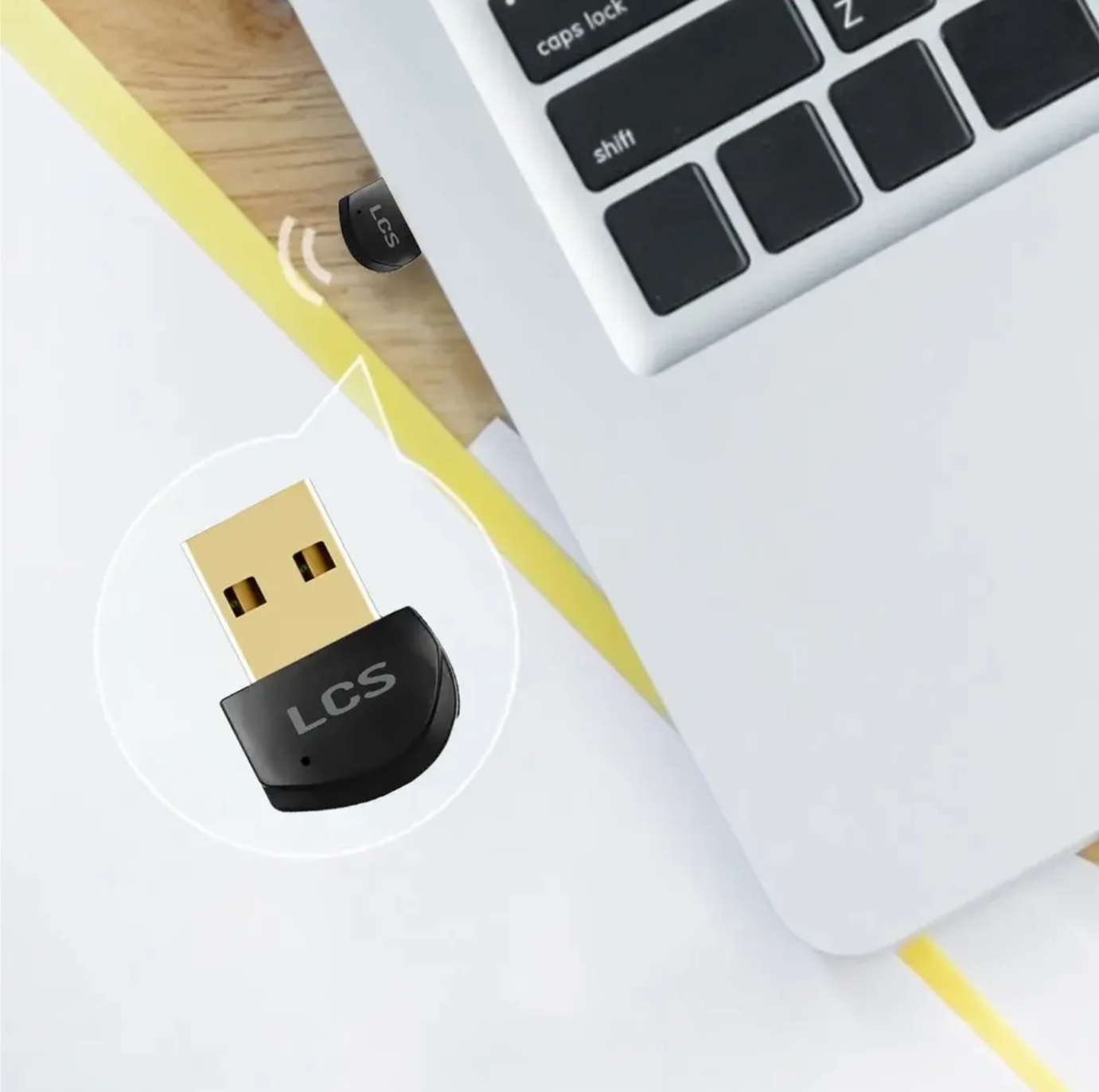 Receptor Adaptador Bluetooth 5.0 Usb Premium Ls-btu5 Lcs - Imagen 3