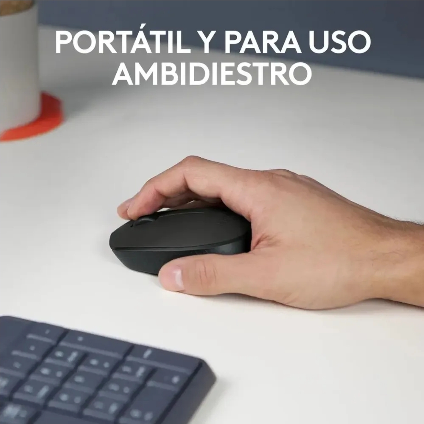 Mouse Logite ch M170 Inalambrico Usb- Negro - Imagen 9