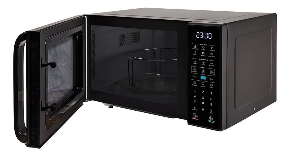 Microondas Bgh Eco Negro Digital 23 Litros 800w - Imagen 6