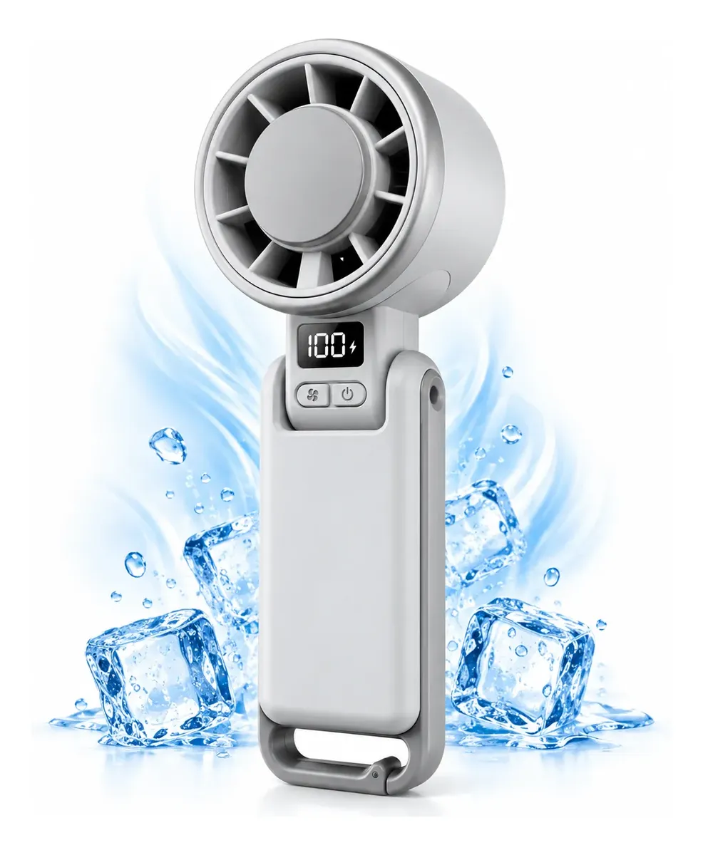 Ventilador Portátil De Mano Plegable Usb Escritorio Mesa