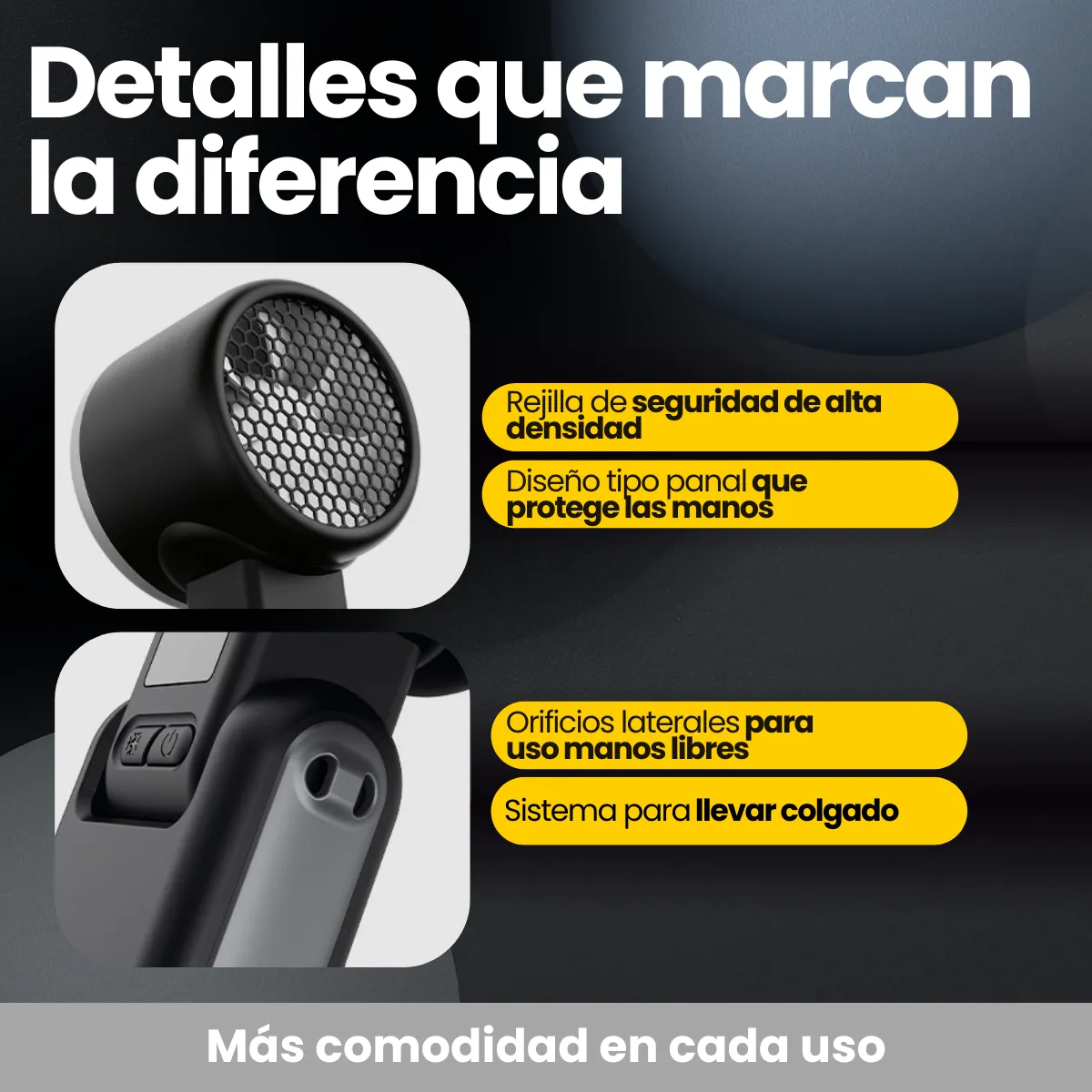 Ventilador Portátil De Mano Plegable Usb Escritorio Mesa - Imagen 6
