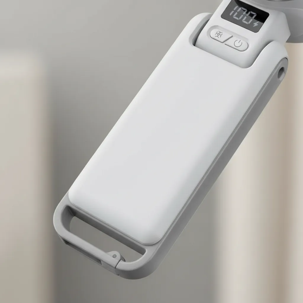 Ventilador Portátil De Mano Plegable Usb Escritorio Mesa - Imagen 12
